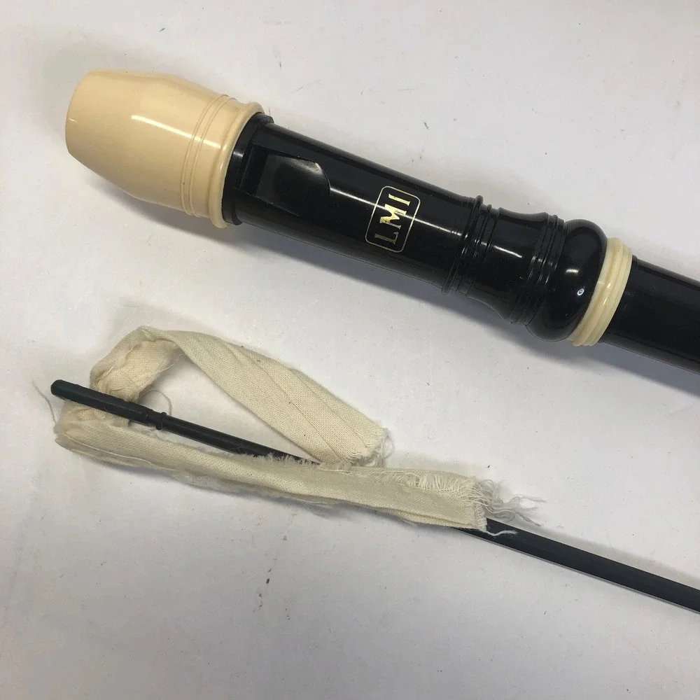 LMI Soprano Recorder 650502B with Case and Cleaning Rod Made‎ in Korea